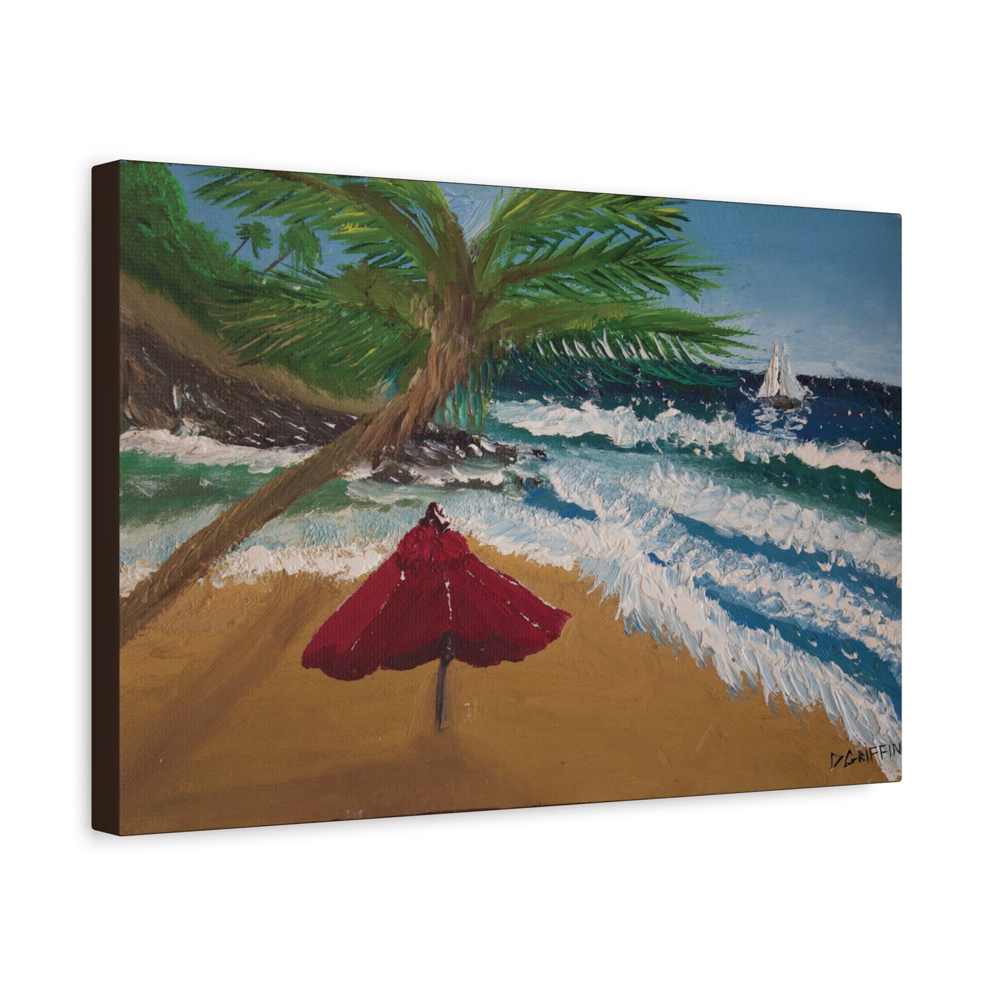 "Hilo Shores" - Stretched Canvas Wall Decor