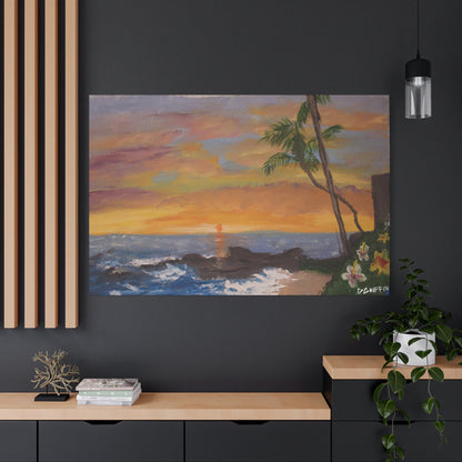 "Magic Sands Beach" - Stretched Canvas Wall Decor