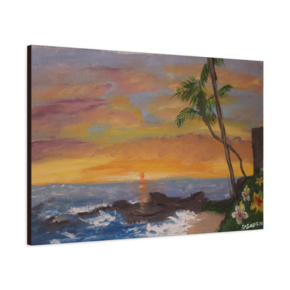 "Magic Sands Beach" - Stretched Canvas Wall Decor