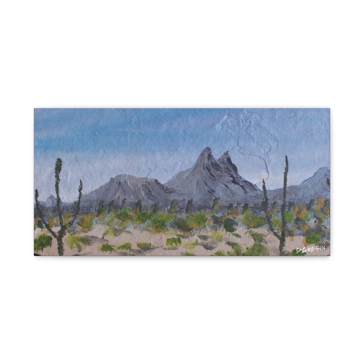 "Morning Mountain Haze" - Stretched Canvas Wall Decor