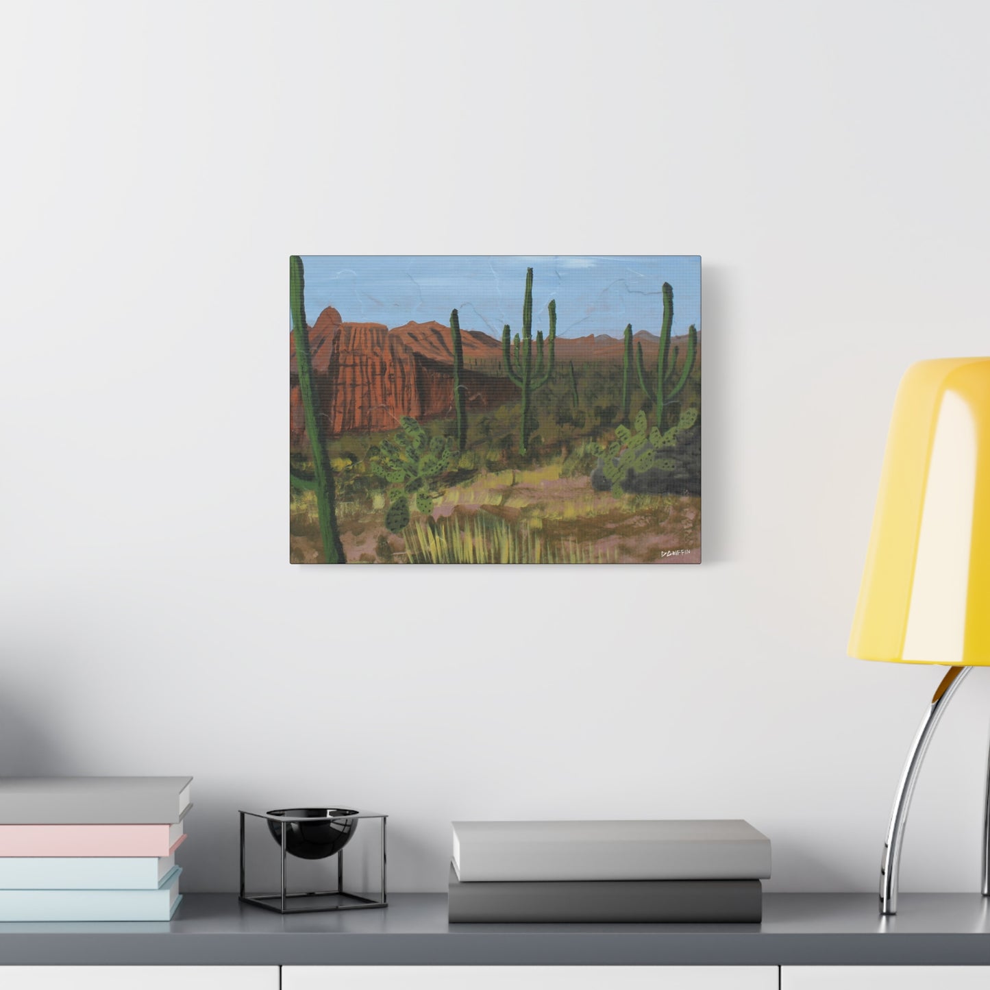 "Horizonte Espinoso" - Stretched Canvas Wall Decor