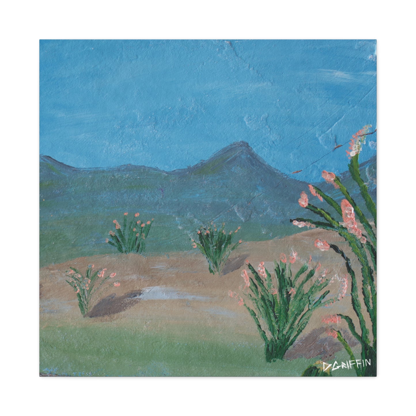 "Ocotillo Valley" - Stretched Canvas Wall Decor