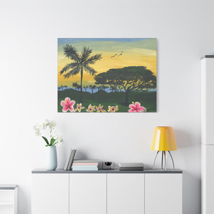 "Four Seasons Kona" - Stretched Canvas Wall Decor