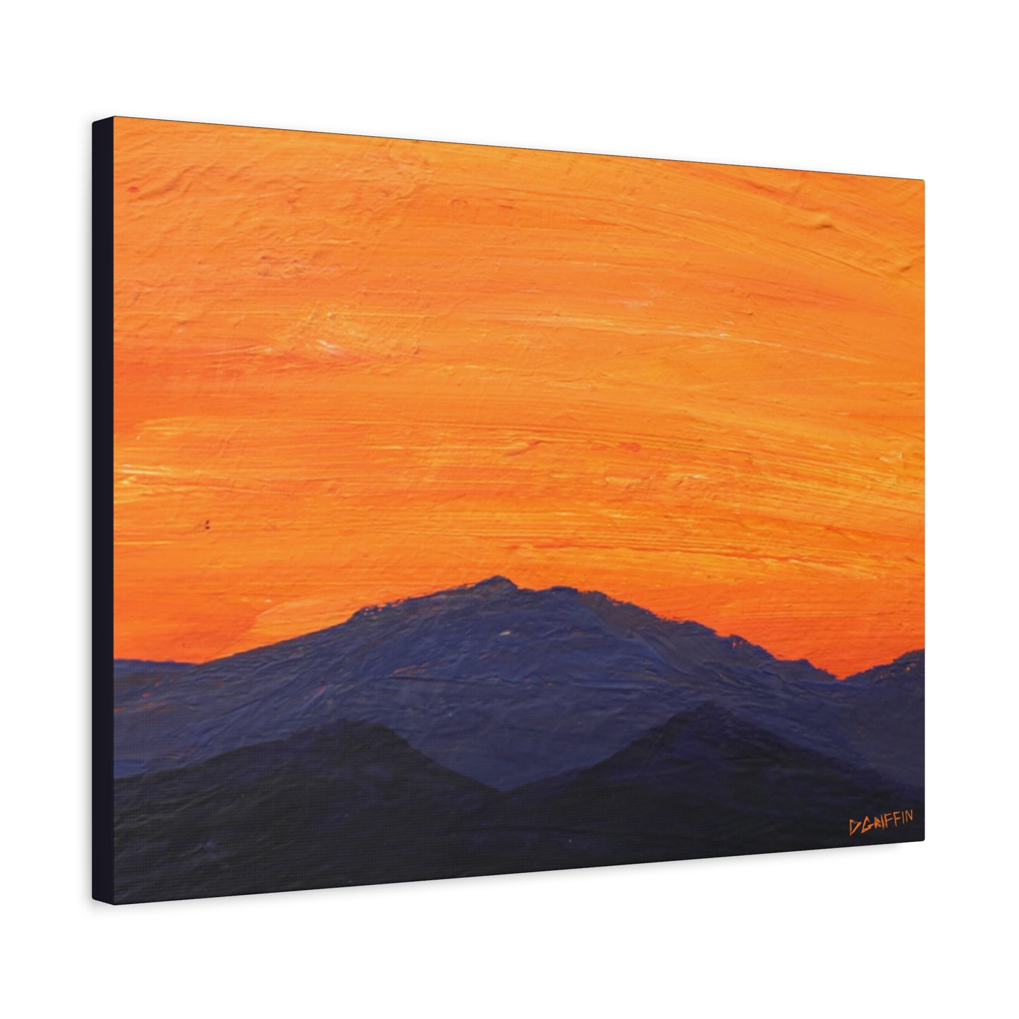 "Desert Indigo" - Stretched Canvas Wall Decor