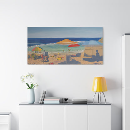 "South Casa Beach" - Stretched Canvas Wall Decor