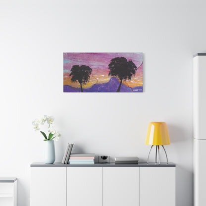 "Sunset in the Foothills" - Stretched Canvas Wall Decor