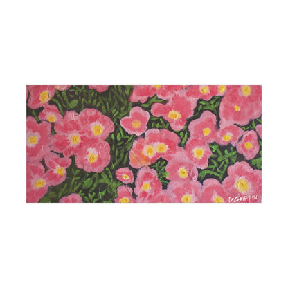 "Pink Petals" - Stretched Canvas Wall Decor