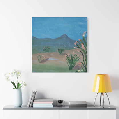 "Ocotillo Valley" - Stretched Canvas Wall Decor