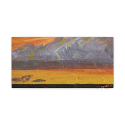 "Sonoran Monsoon" - Stretched Canvas Wall Decor