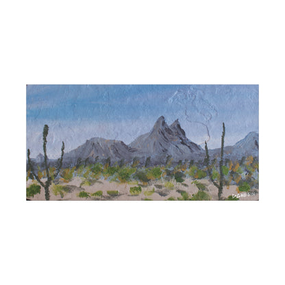 "Morning Mountain Haze" - Stretched Canvas Wall Decor