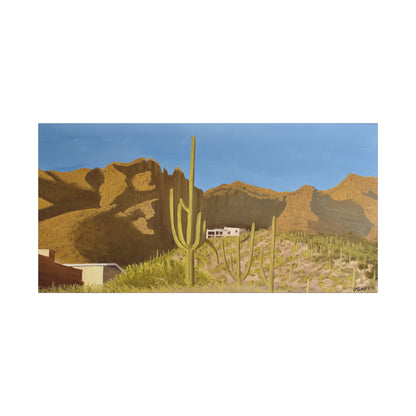 "Quartzite Canyon" - Stretched Canvas Wall Decor