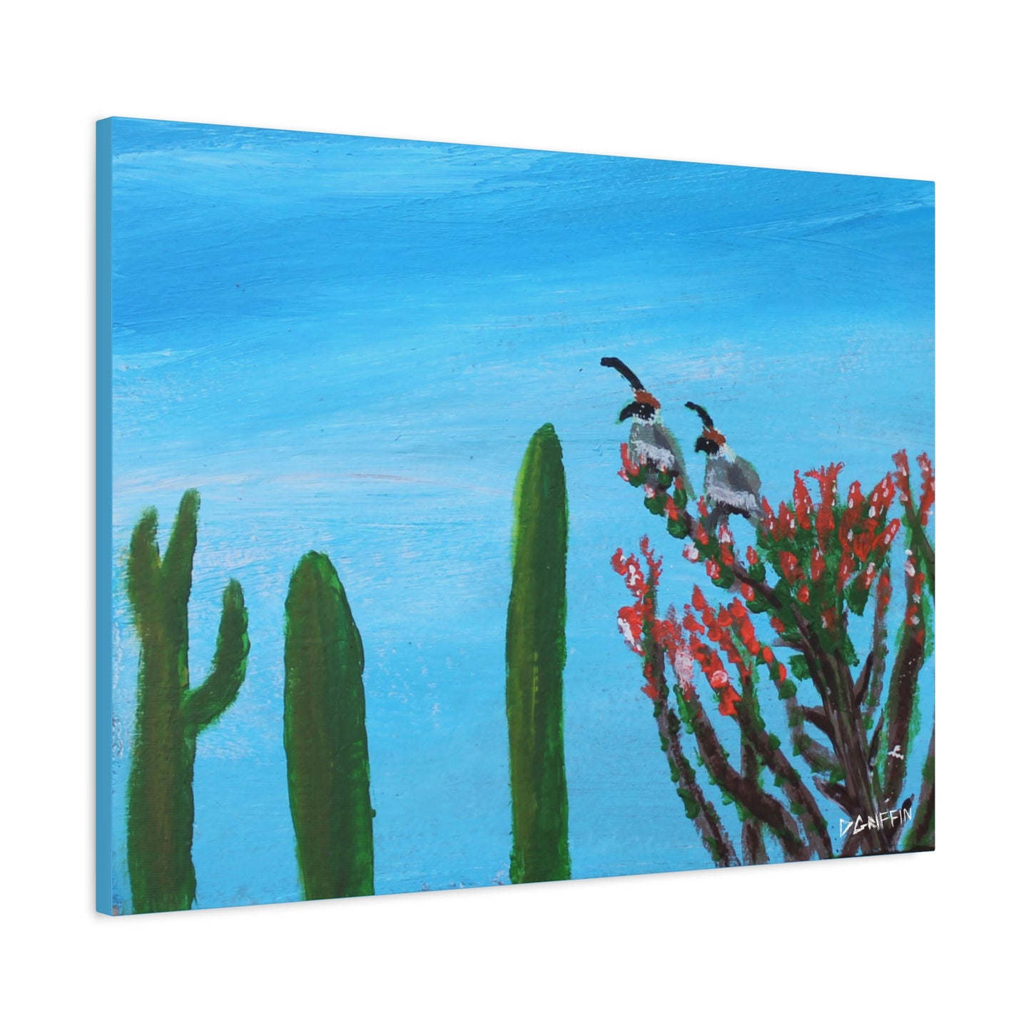 "Desert Duo" - Stretched Canvas Wall Decor